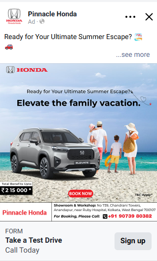 Pinnacle Honda Ad Creative 3